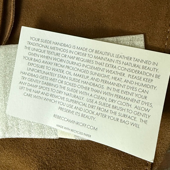 Rebecca Minkoff Darren Small Suede Shoulder Crossbody Bag - Picture 12 of 13